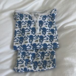 Roller rabbit Monkey pajamas! Great condition